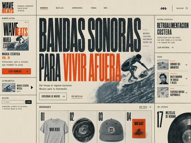 Archivo de música costera y vinilos