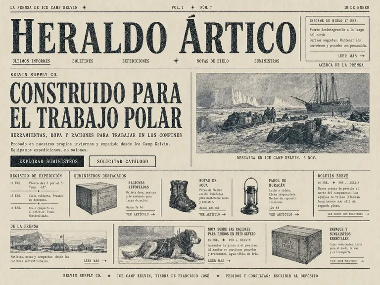 Periódico obrero de estética histórica