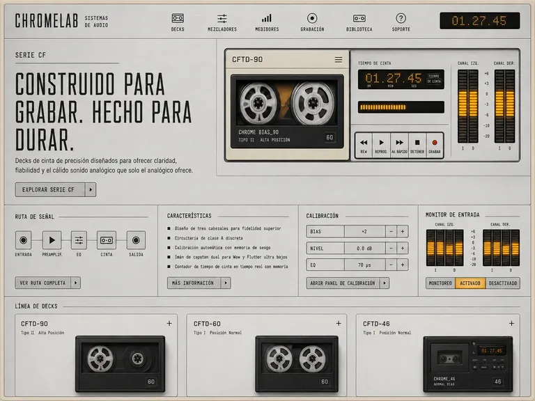 Estudio de grabación inspirado en equipo