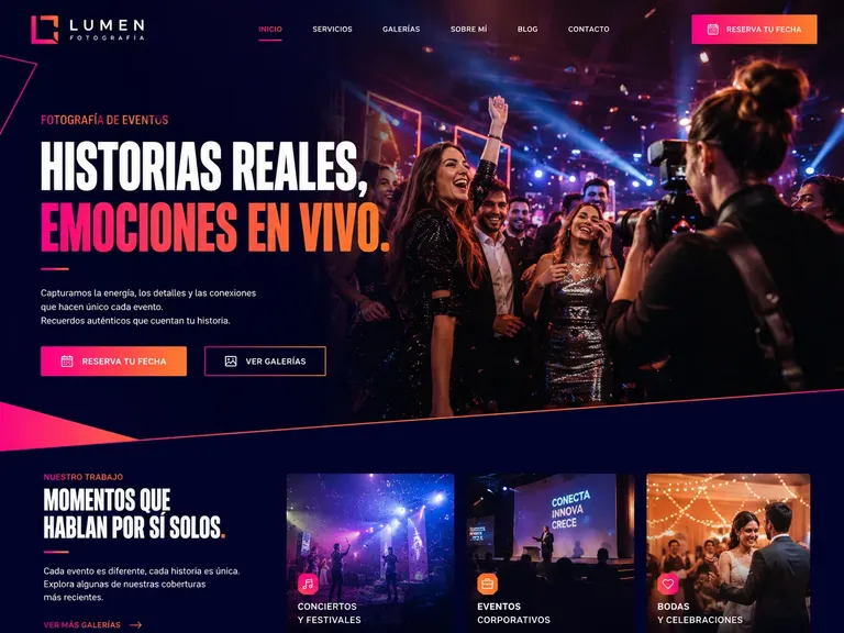 Fotografía de eventos oscura con concierto