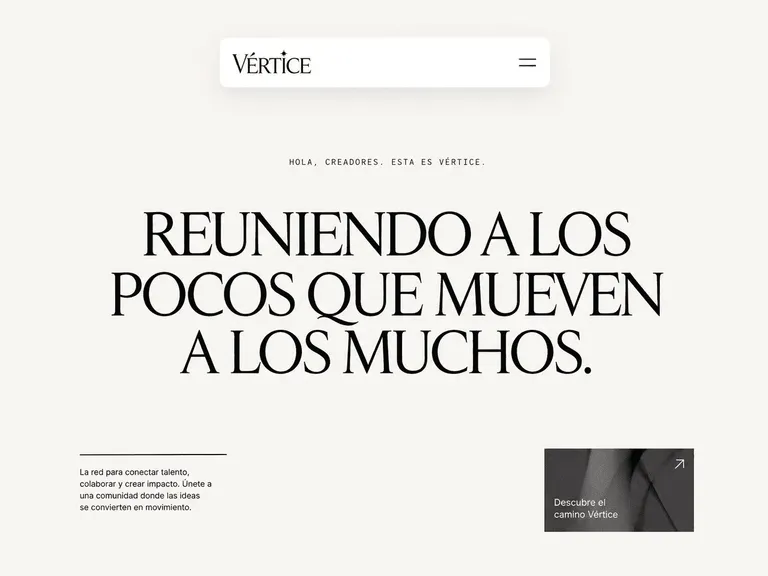 Ultra minimal con tono exclusivo